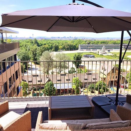 Panorama Apartment Vienna - Free Parking, Sauna & Fitness المظهر الخارجي الصورة
